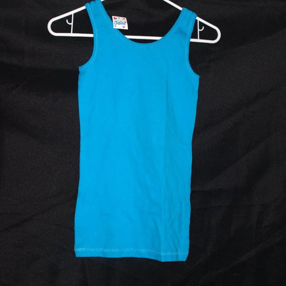 Justice Teal Tank Top Size 14